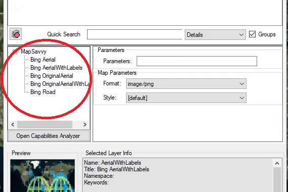 Quick Tips on Aerial Maps Options in the MapSavvy WMS