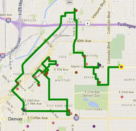 Route Mouse Over