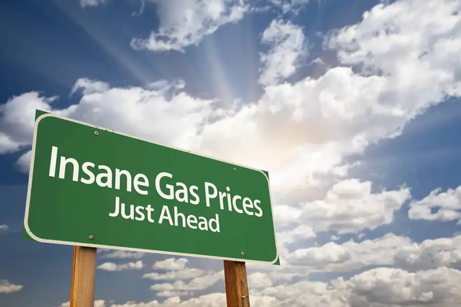 TRANSPORT Huge Gas Prices Sky