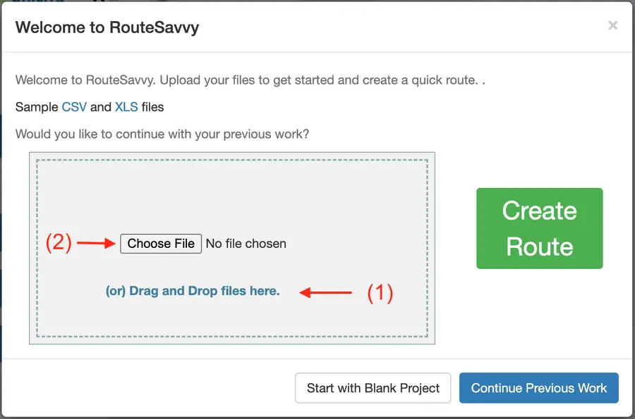 2.0 Quick Route