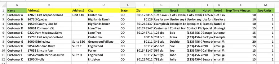 RouteSavvy Screenshot | How To Upload Addresses To RouteSavvy 2
