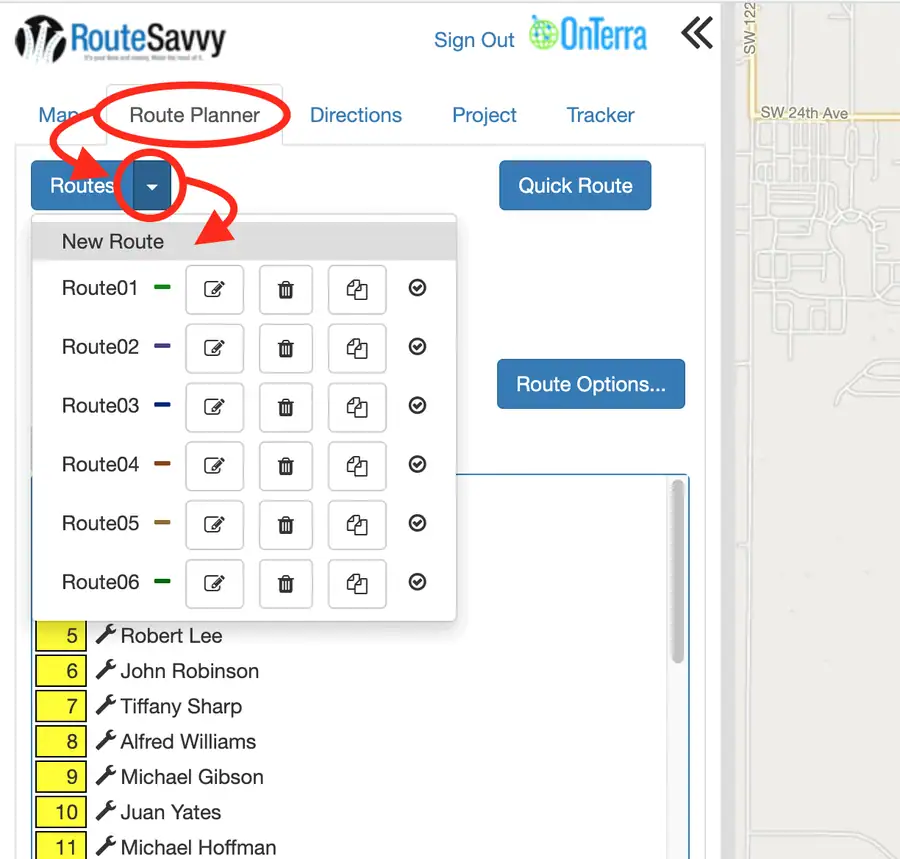 RouteSavvy Screenshot | RouteSavvy Route Building Tutorial