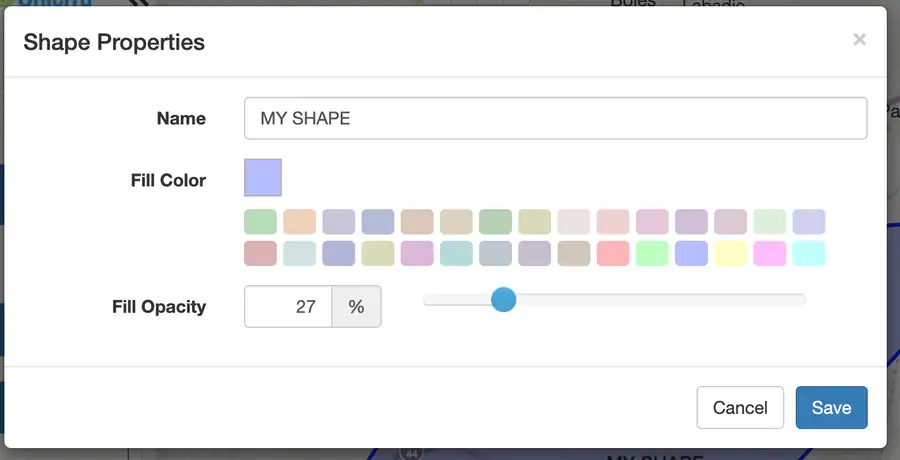Screenshot: RouteSavvy User Guide – 5.2 – Shape Edit/Actions